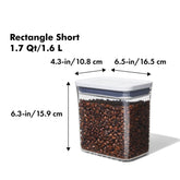 Oxo Good Grips POP Container Rectangle Short | The Nest Attachment Parenting Hub